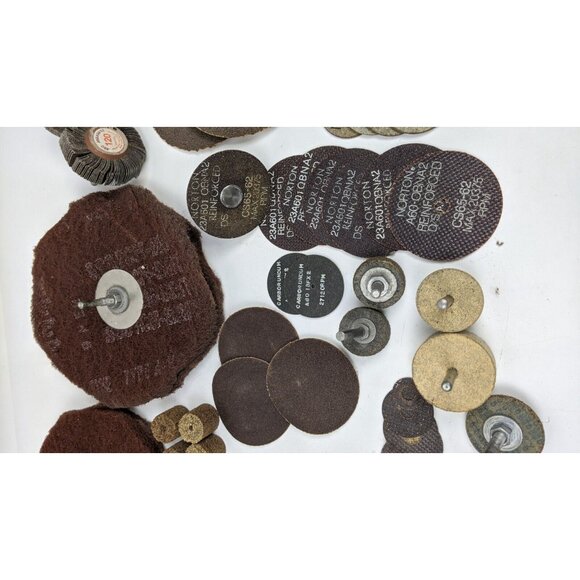 Sanding Wheels Grinding Wheels Vintage Large Mixed Lot Mixed Brands - Picture 4 of 8